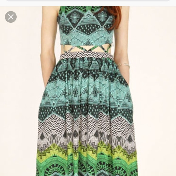 ISO: Mara Hoffmann Desert Black Lattice Dress - Picture 2 of 2